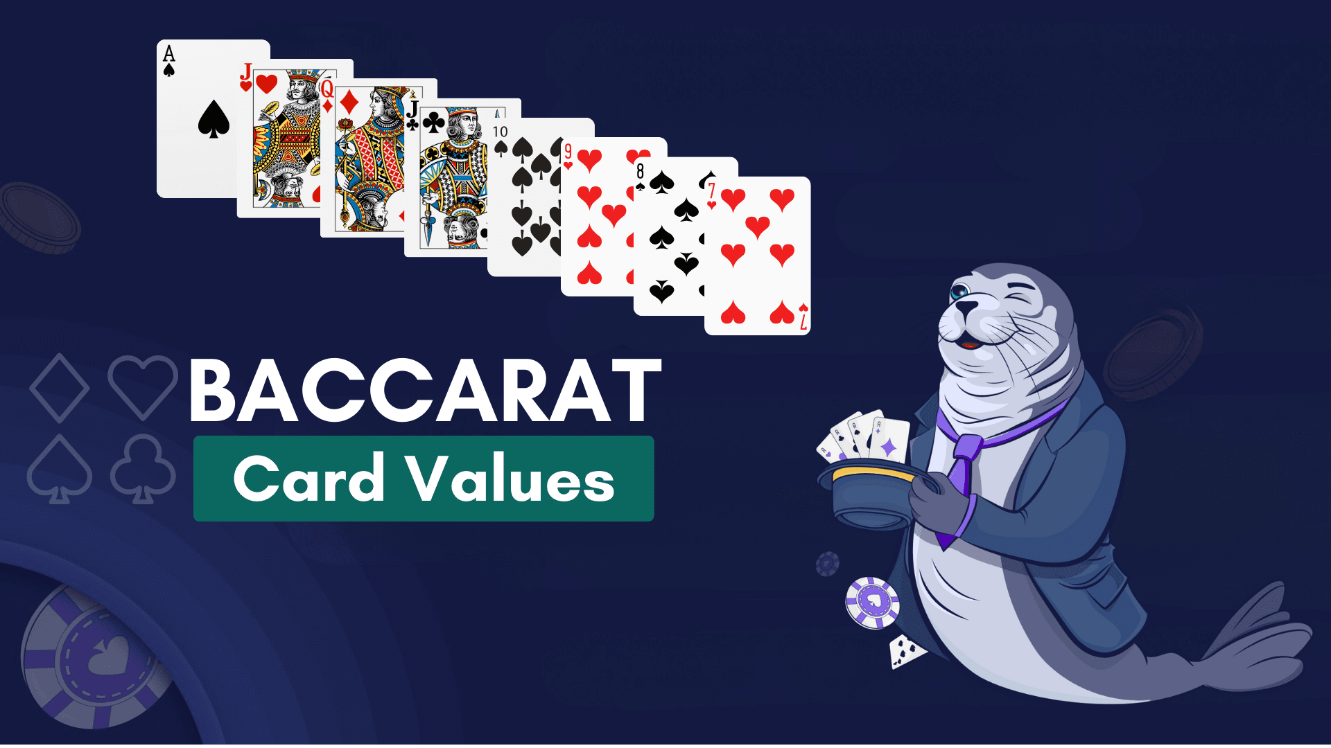 Baccarat Card Values image